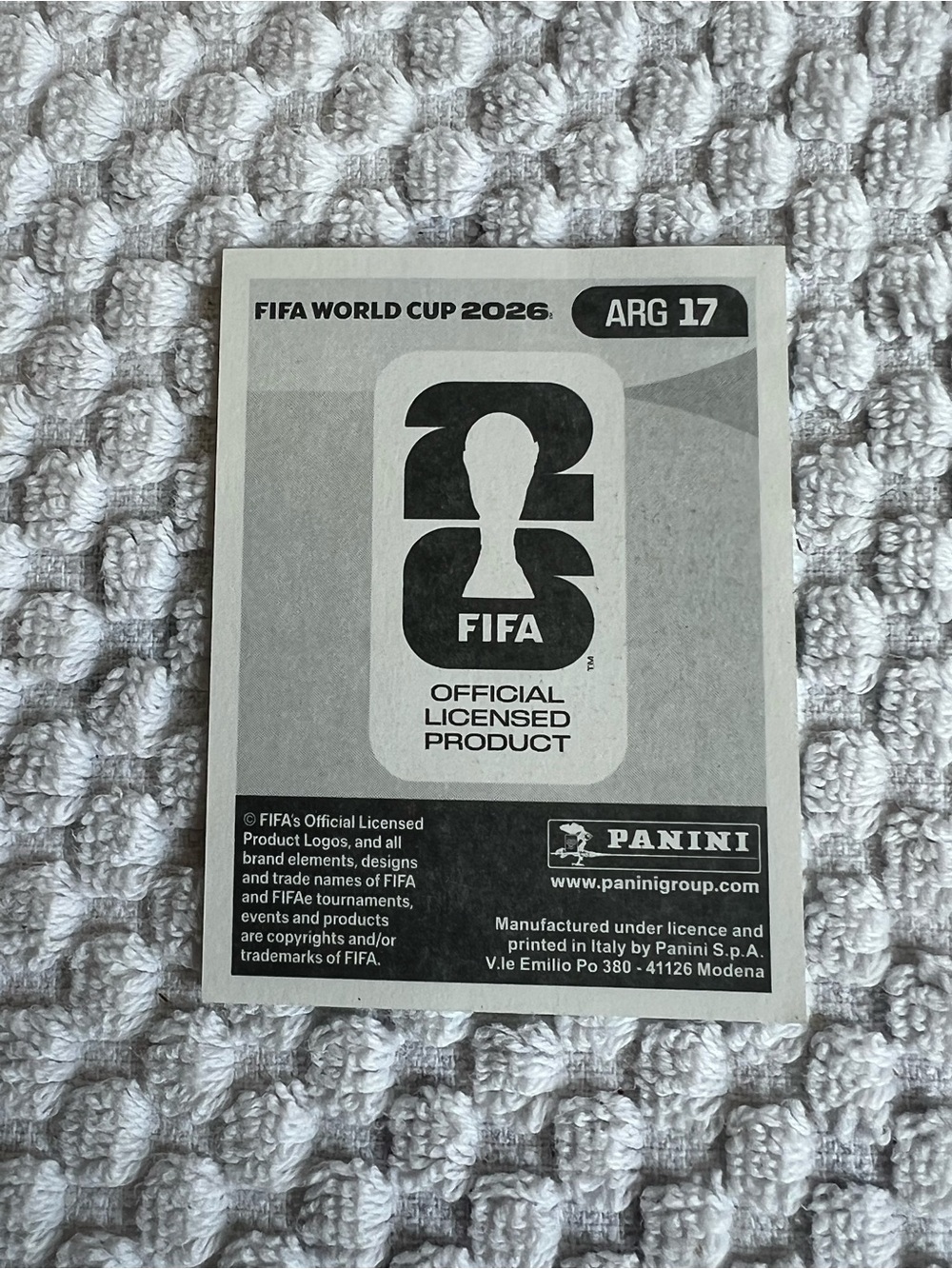 Panini FIFA World Cup Sticker 2026 Lionel Messi ARG - Picture 2 of 2